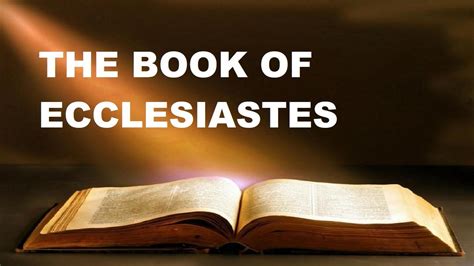 ecclesiastes youtube|understanding the book of ecclesiastes.